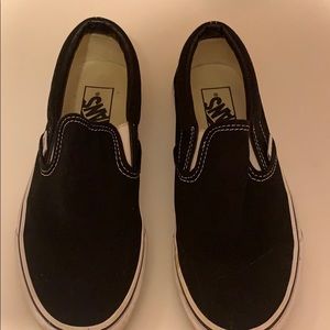 black slip on vans